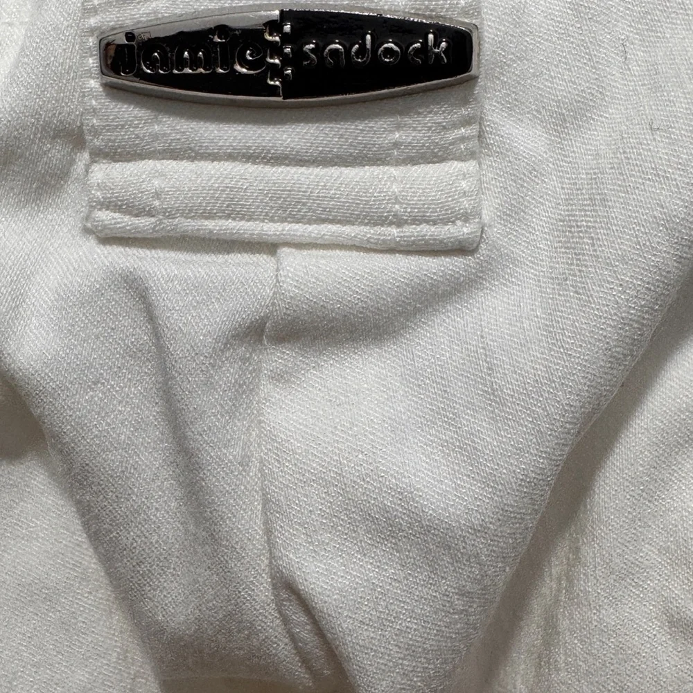 Jamie Sadock White golf Shorts with Silver Accent size 6